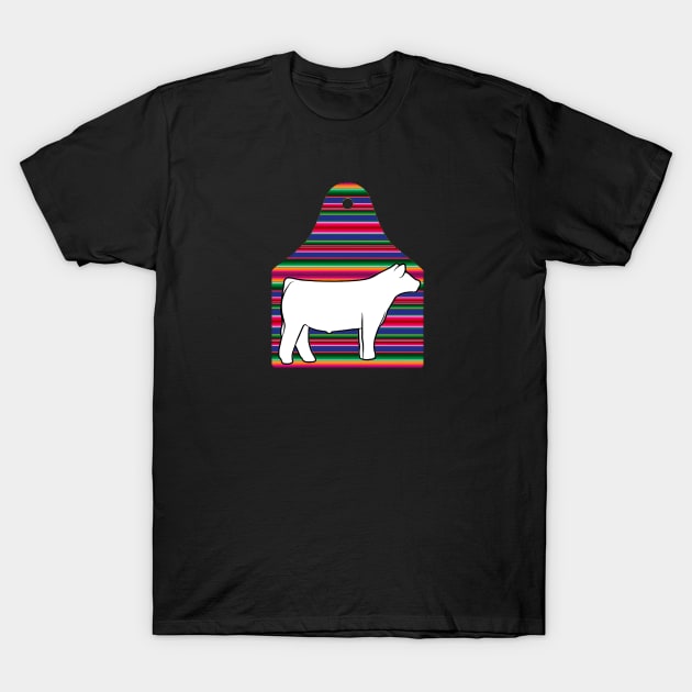 Serape Ear Tag - Show Steer - NOT FOR RESALE WITHOUT PERMISSION T-Shirt by l-oh